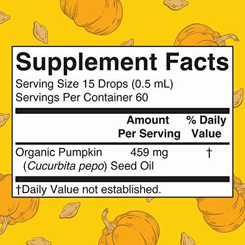 Organic Pumpkin Seed Oil Liquid Drops 2