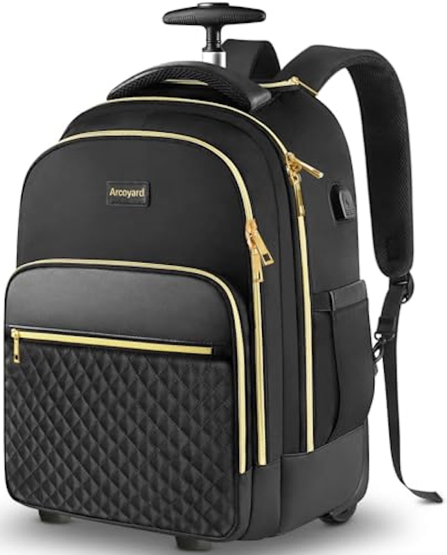 Rolling Backpack Carry On Luggage For Adults With Wheels 1