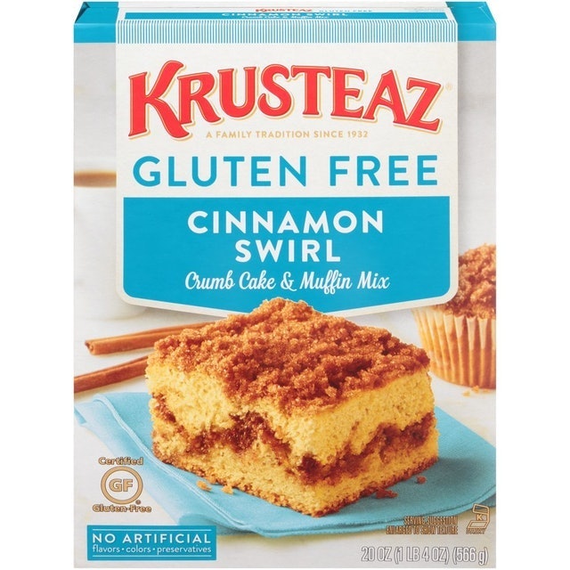 Gluten Free Cinnamon Swirl Crumb Cake and Muffin Mix 1