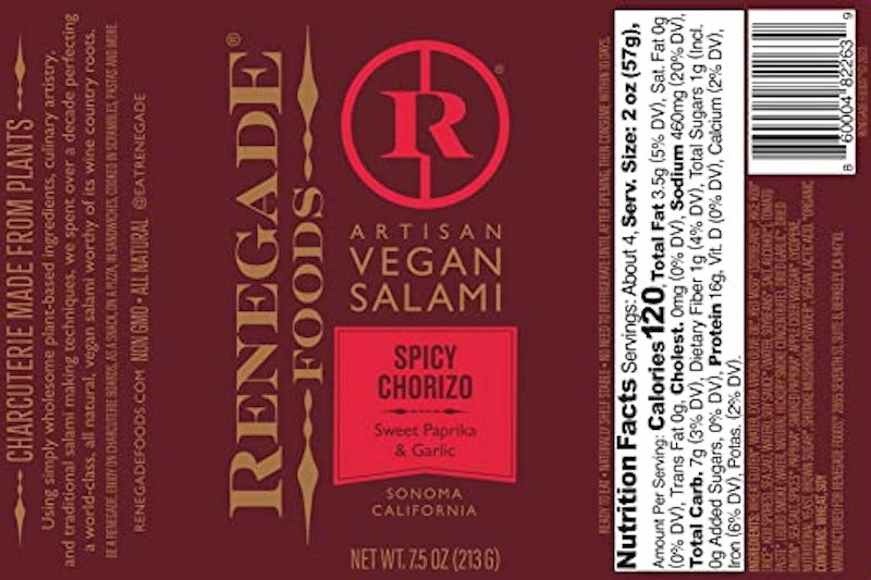 Artisan Vegan Salami - Spicy Chorizo 2