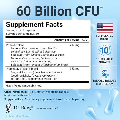 60 Billion Probiotic with Prebiotic Blend 2