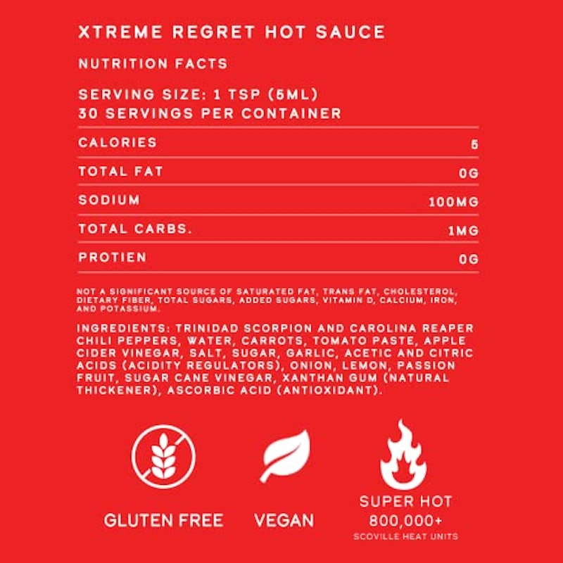 Xtreme Regret Hot Sauce 2