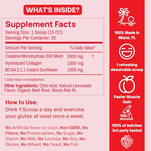 Creatine for Women Booty Gain 3
