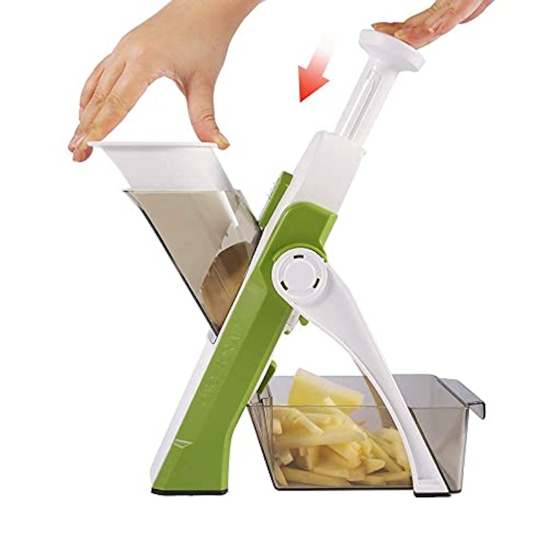 Safe Mandoline Slicer - Manual Fruit & Vegetable Cutter 1