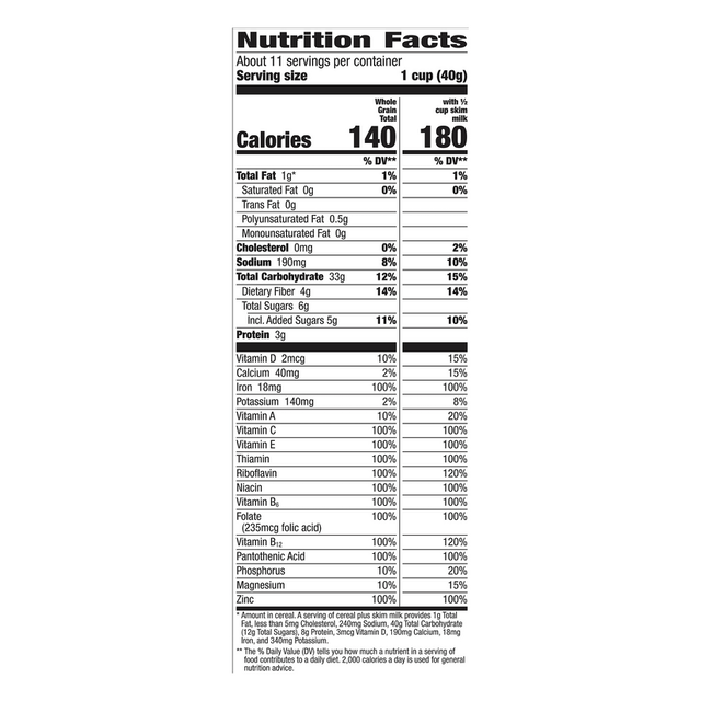 Breakfast Cereal With Whole Grain Flakes 3
