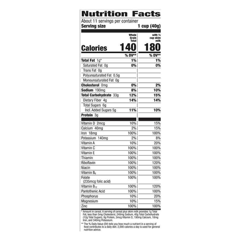 Breakfast Cereal With Whole Grain Flakes 3