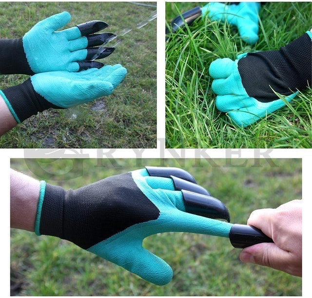 Garden Genie Gloves with Claws 2