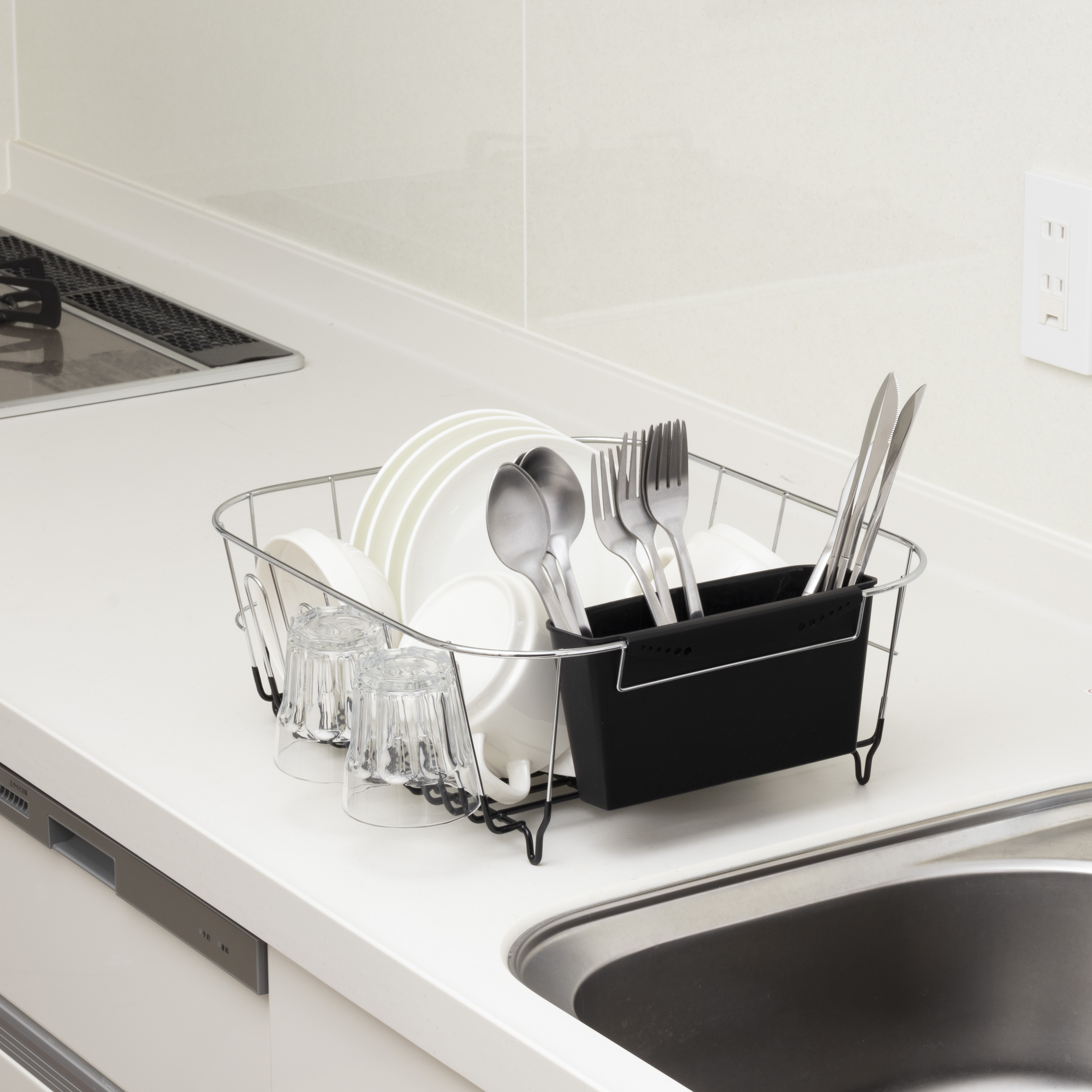 Deluxe Chrome-plated Steel Small Dish Drainers 6
