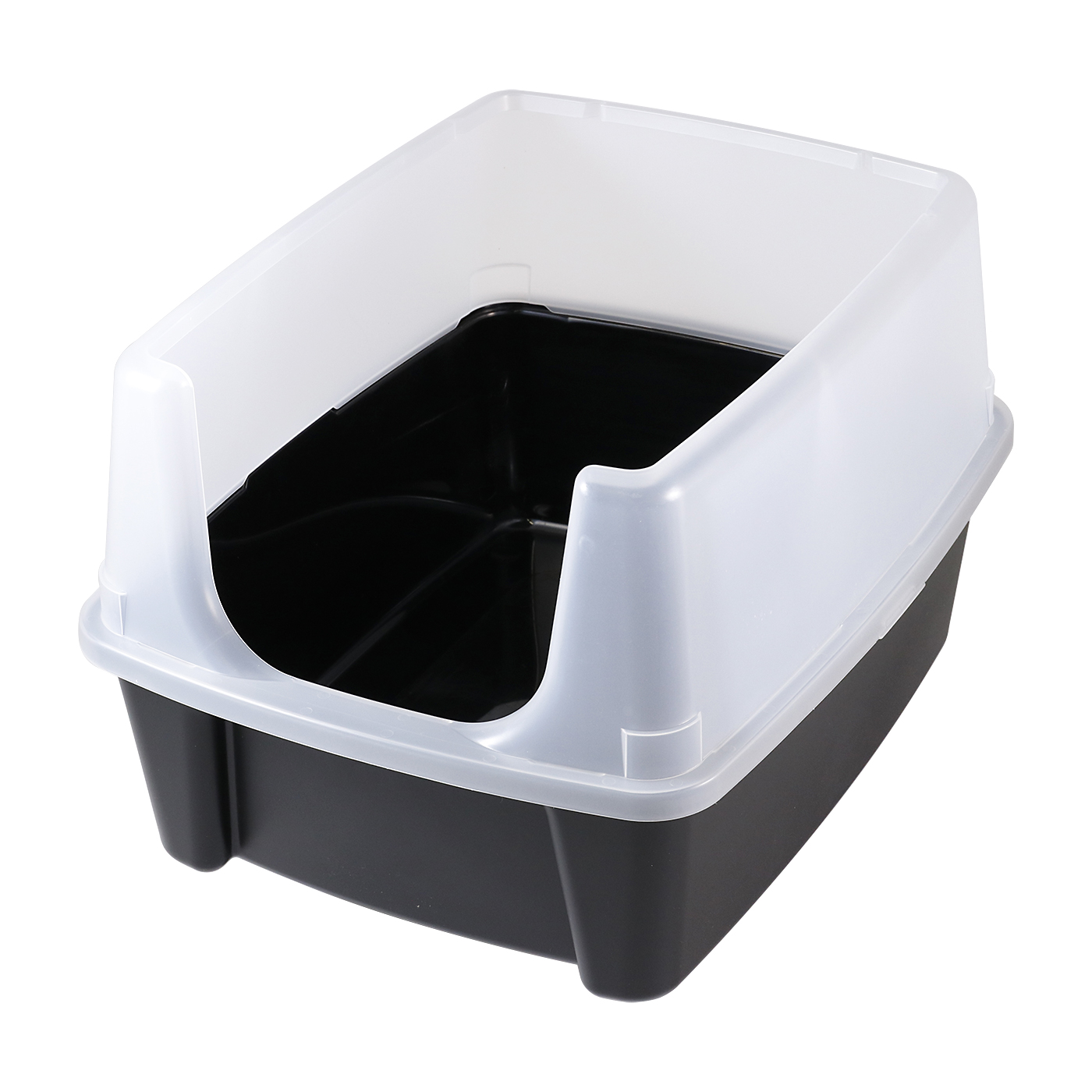 Open Top Litter Box with Shield and Scoop 1