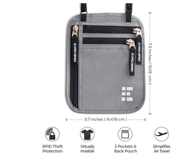 RFID Blocking Neck Wallet 2