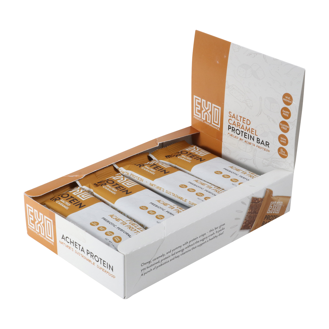Exo	Acheta Protein Bar (Salted Caramel) 3
