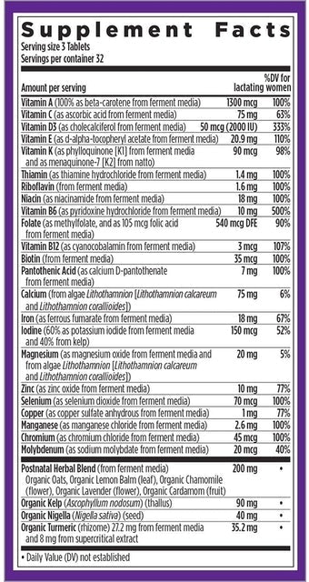 Perfect Postnatal Whole-Food Multivitamin  2
