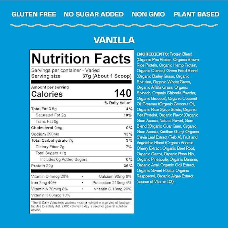 Organic Plant Protein Blend 2