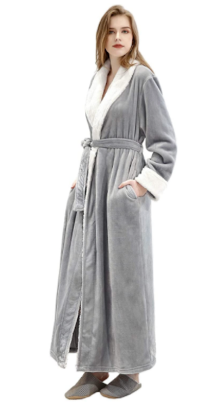 Plush Long Bathrobe 2