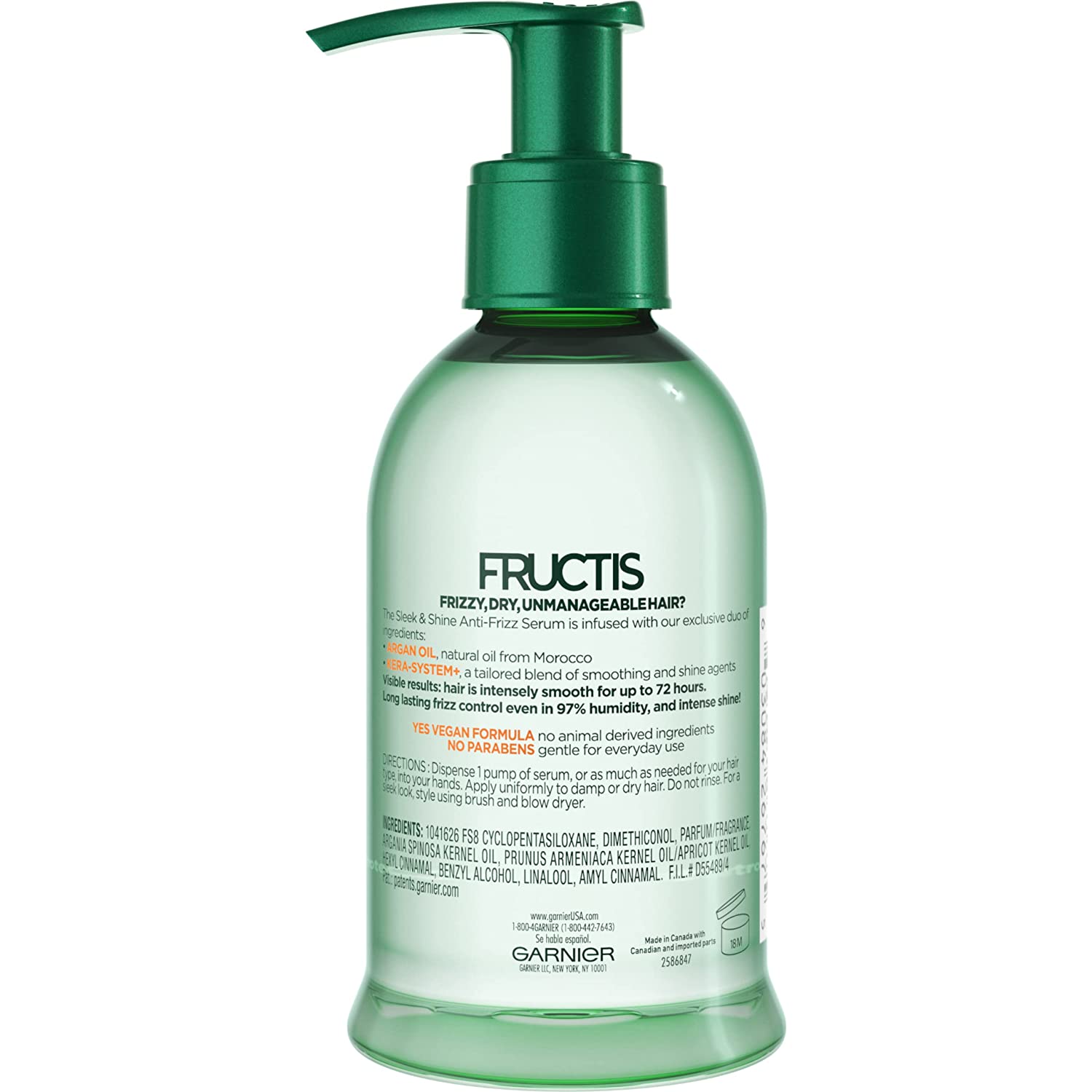 Fructis Sleek & Shine Anti-Frizz Serum  2