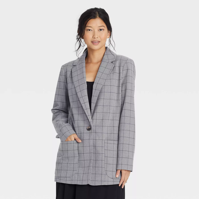 Plaid Blazer 2
