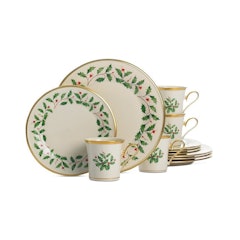 Holiday 12-Piece Plate & Mug Set