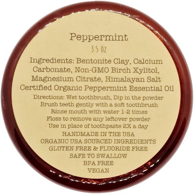 Vegan Mineral Tooth Powder 2