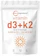 Micro Ingredients Vitamin D3 K2 300 Softgels 5000IU 1
