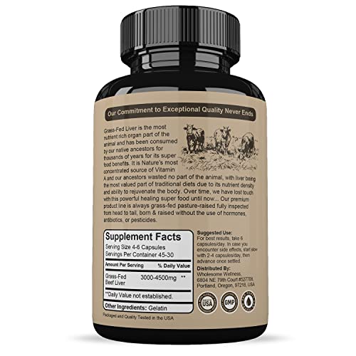 Grass Fed Beef Liver Capsules 2