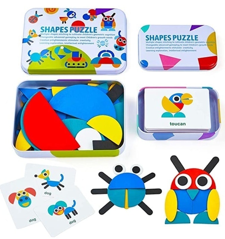 Wooden Pattern Blocks Set 1