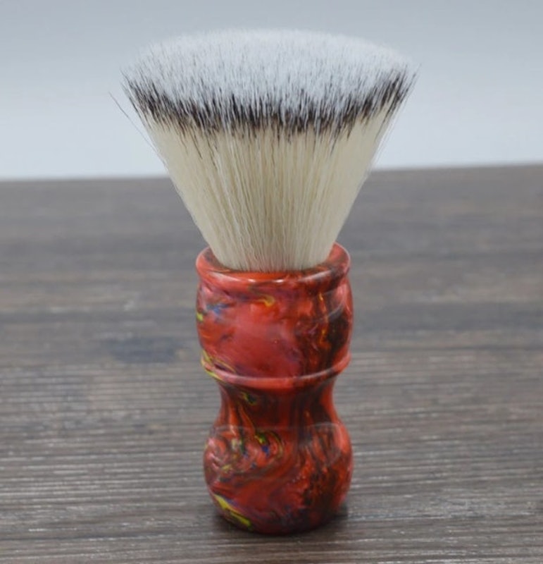 Galaxy Flat Top Shaving Brush 1
