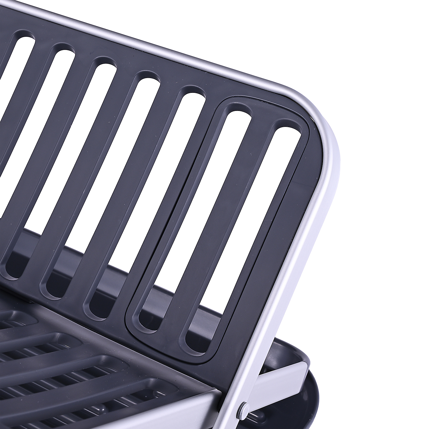 Good Grips Aluminum Fold Flat Dish Rack 5