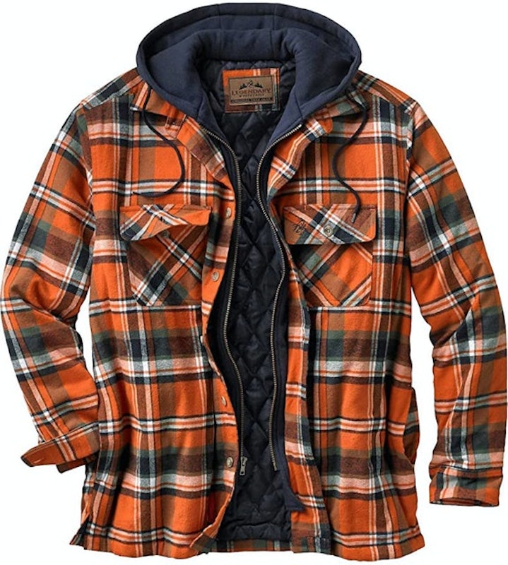 Maplewood Hooded Flannel Shirt Jacket 1