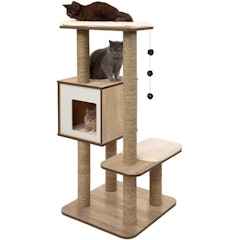 Walnut High Base Cat Furniture