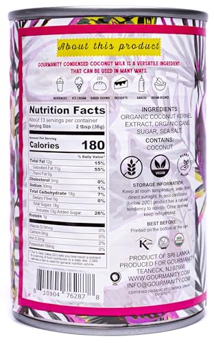 Organic Sweetened Condensed Coconut Milk 2