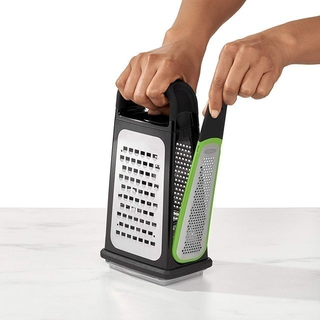 Good Grips Etched Box Grater with Removable Zester 2