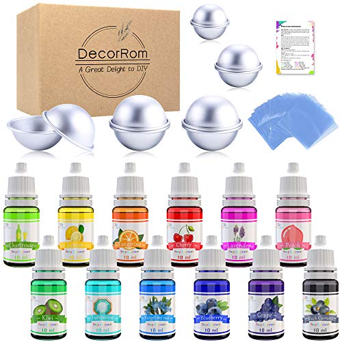 Bath Bomb Mold Set with Soap Colorant 1
