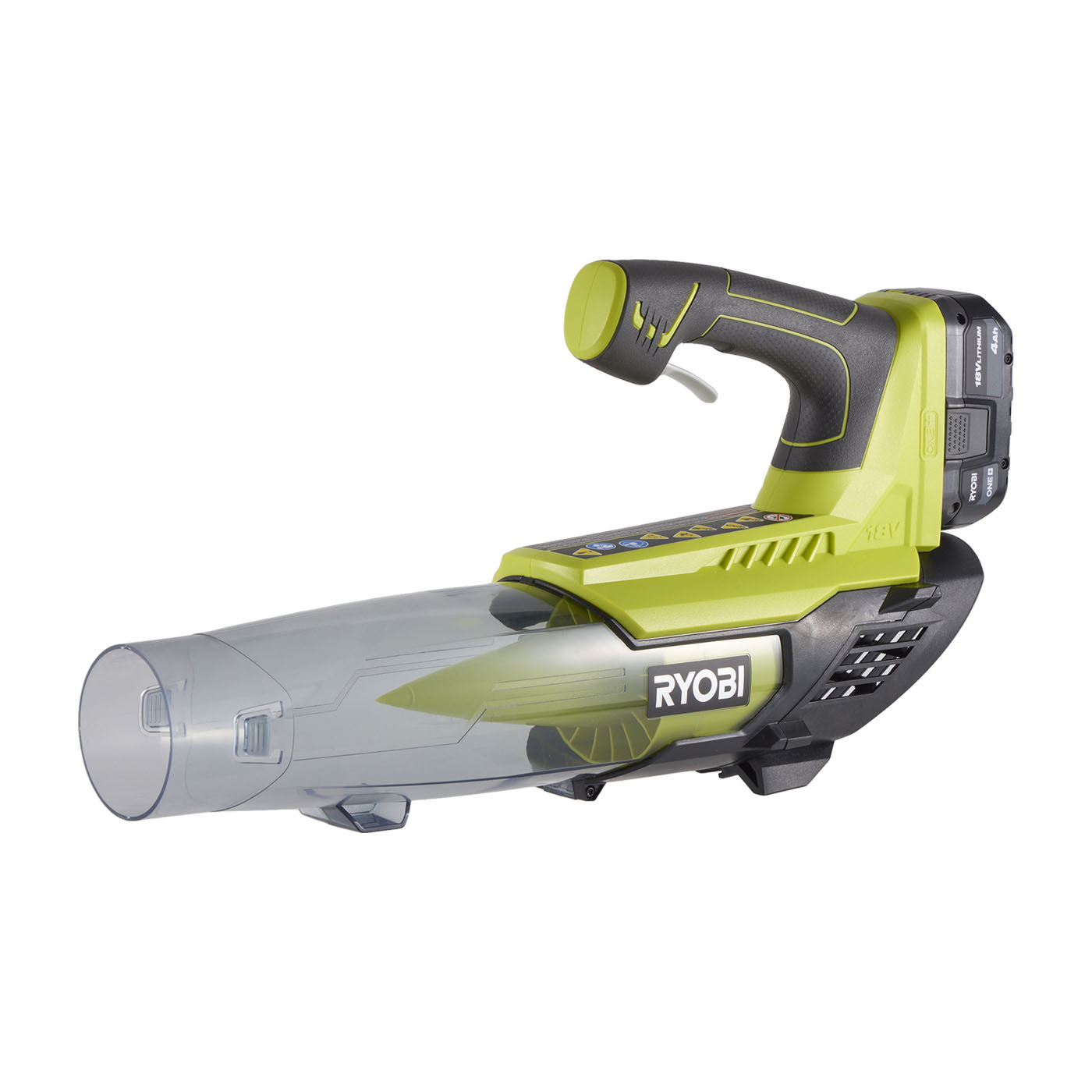 ONE+ 18V 100 MPH 280 CFM Cordless Battery Variable-Speed Jet Fan Leaf Blower 2