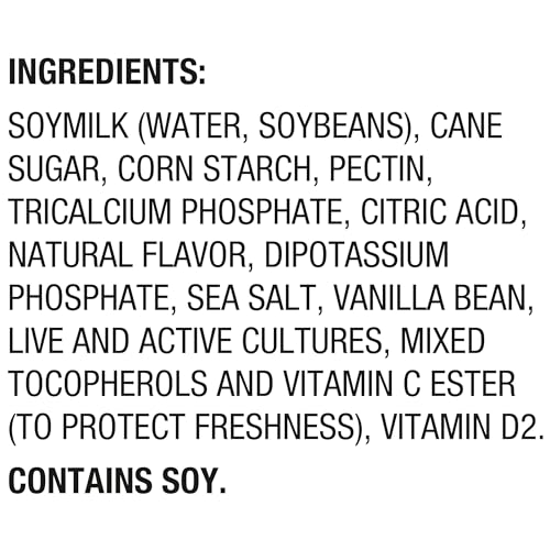 Vanilla Dairy Free Soy Milk Yogurt Alternative 3