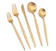 Vanys Matte Gold Flatware Set 1