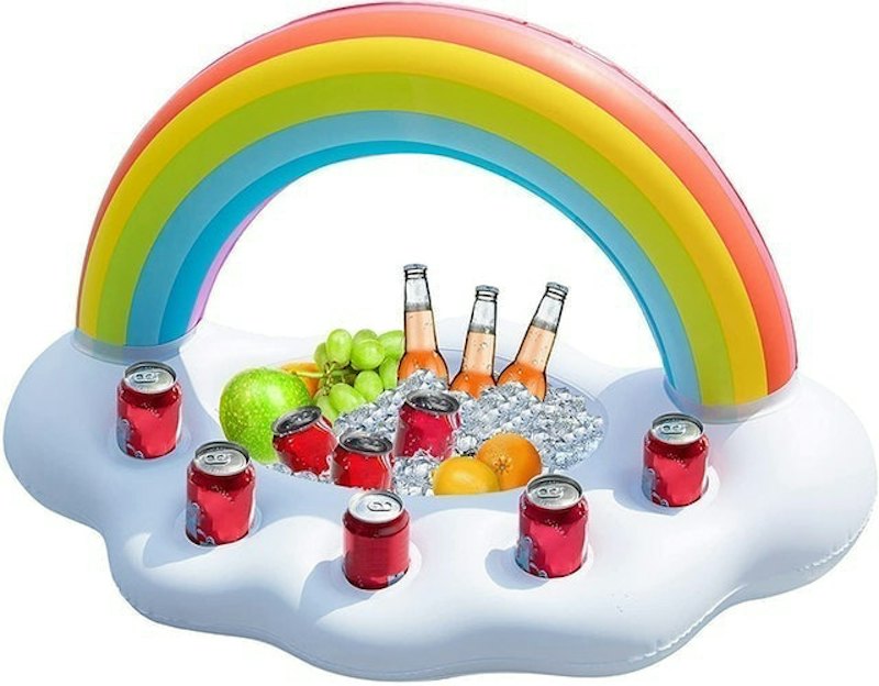 Inflatable Rainbow Cloud Drink Holder 1