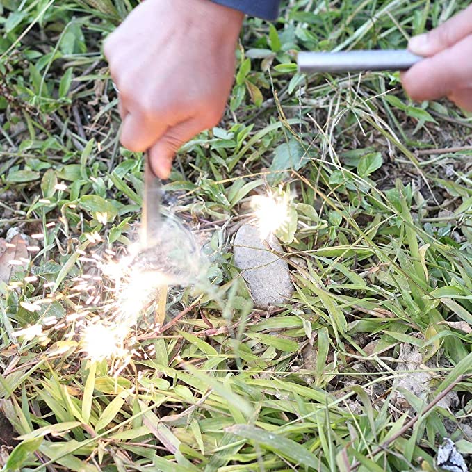Survival Ferrocerium Drilled Flint Fire Starter 2