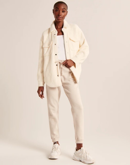 Faux Fur Shirt Jacket 1