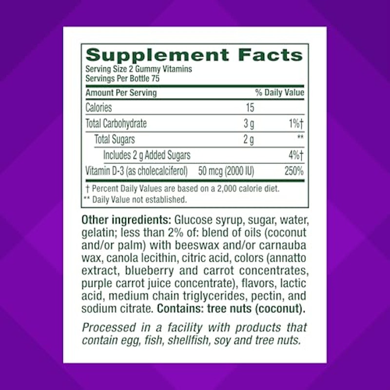 Vitamin D3 Supplement Gummy 2
