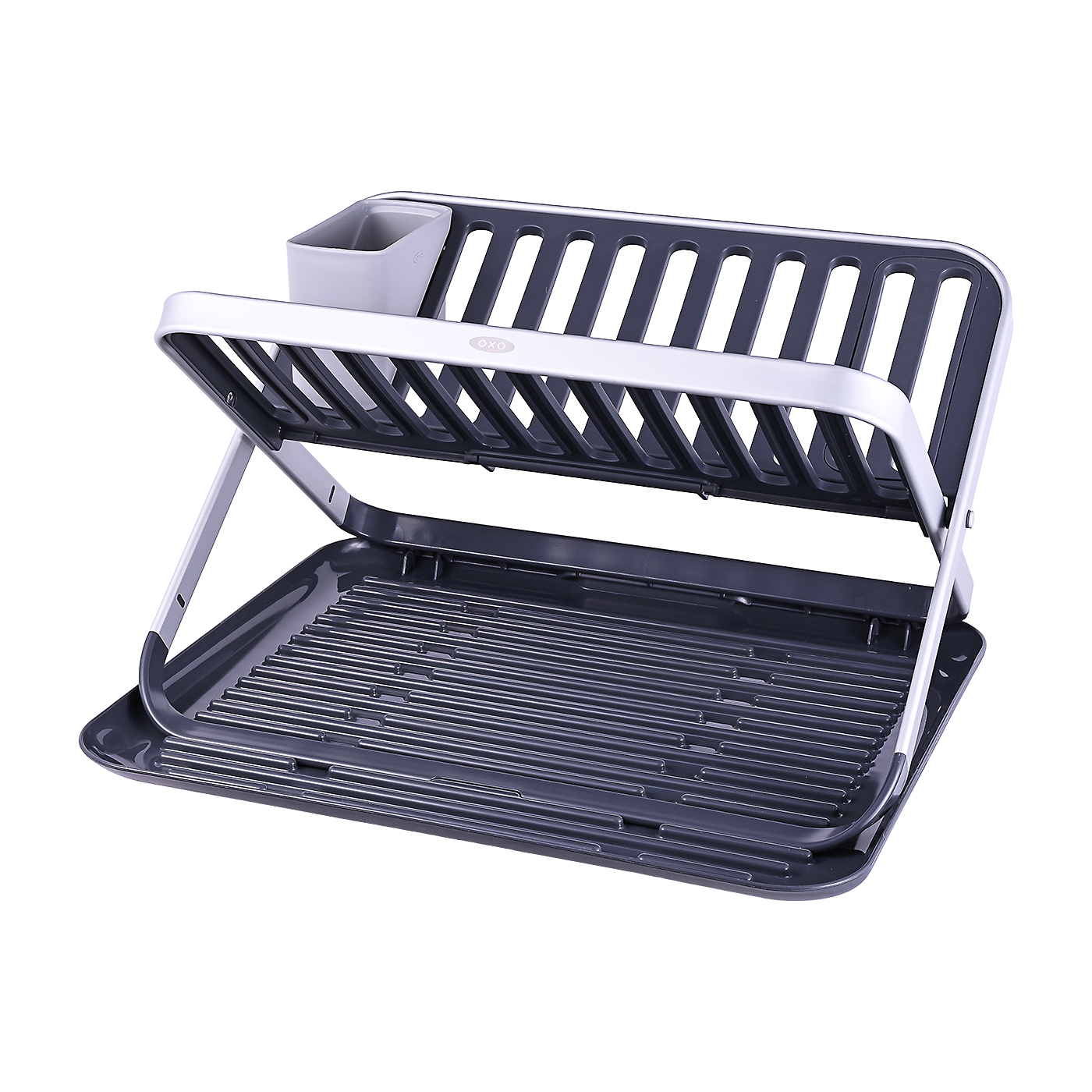 Good Grips Aluminum Fold Flat Dish Rack 1