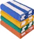 Utopia Towels Cabana Stripe Beach Towel Set 1