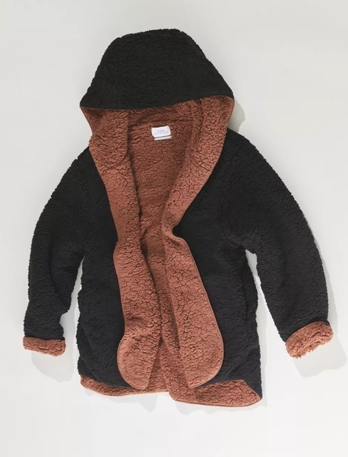 Carmella Reversible Hooded Teddy Jacket 1