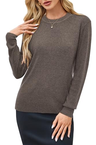 Women Fall Fashion Wool Blend Soft Sweater 2