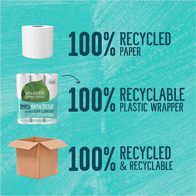 100% Recycled Bath Tissue 2