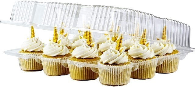 Cupcake Plastic Disposable Container Box 1