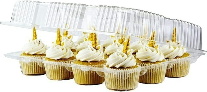 Cupcake Plastic Disposable Container Box 1