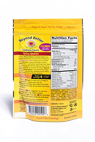 Cashew Spicy Queso Cheese Alternative (Dry Mix) 2