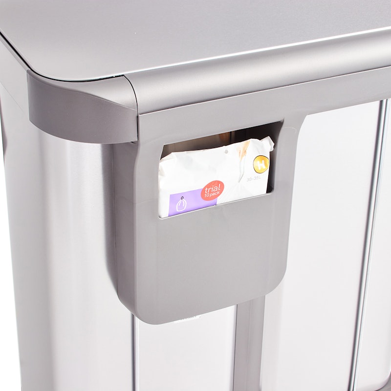Dual Compartment Rectangular Step Can 7