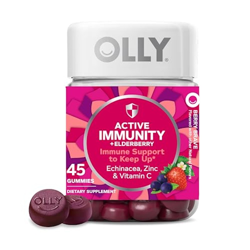 Immunity Gummy, Immune Support, Elderberry, Zinc, Vitamin C, Supplement, Berry Flavor 1