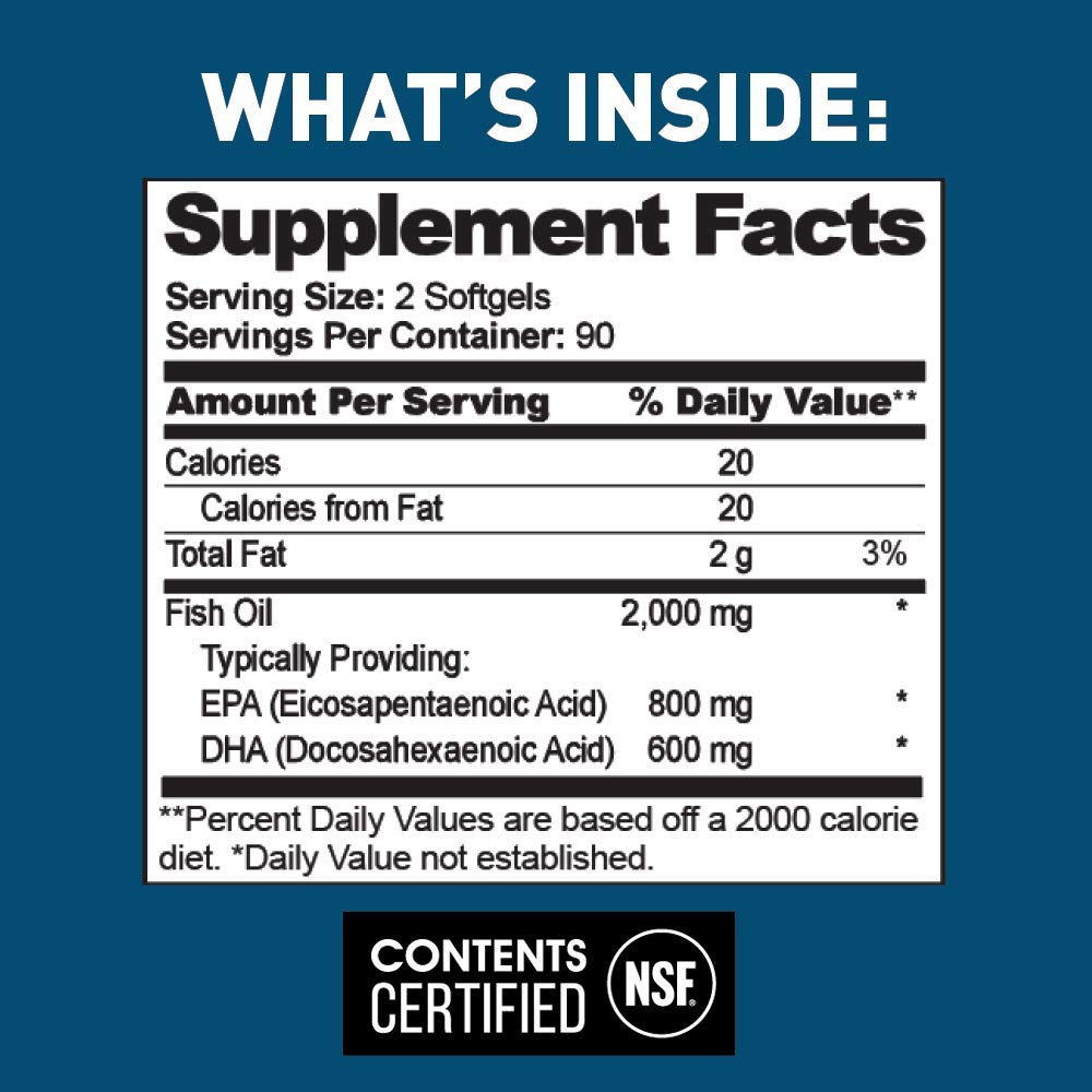 Triple Strength Omega 3 Fish Oil 2
